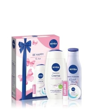 Kazeta Nivea krém+mléko+SPG+Labello - Kosmetika Pro ženy Dárkové kazety